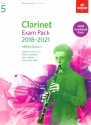 Exam Pack 2018-2021 Grade 5 for clarinet and piano