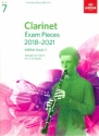 Exam Pieces 2018-2021 Grade 7 for clarinet and piano