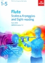 Scales & Arpeggios and Sight-Reading 2018 Grades 1-5 for flute