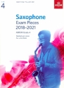 Exam Pieces 2018-2021 Grade 4 for saxophone and piano