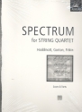 Spectrum for string quartet parts