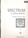 Spectrum for string quartet score