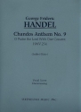 Chandos Anthem No.9 HWV254 for soli, mixed chorus, orchestra vocal score (en/dt)