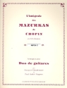 Mazurkas op.7 pour 2 guitares partition et parties