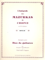 Mazurkas op.30 pour 2 guitares partition et parties