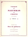 Mazurkas op.68 pour 2 guitares partition et parties