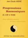 Andre, Jean-Claude Progressions harmoniques  3 et 4 voix Harmonie Partition