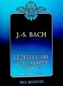 Bach, Johann, Sebastian Petit livre de clavecin Piano Partition