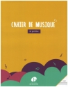 Cahier de musique 12 portes - petit format Solfge Papier  musique