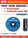 Milteau, Jean-Jacques / March, Tony CD  l'Harmonica blues - Kit Harmonica Partition + CD + instrument