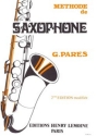 PARES Gabriel Mthode de saxophone saxophone Partition