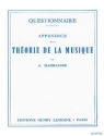 DANHAUSER Adolphe Questionnaire thorie musicale Partition