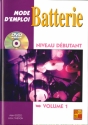 Eric Thievon, Batterie Mode d'Emploi, Niveau Dbutant - Vol. 1 Schlagzeug Buch + DVD