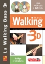 Pascal Sarfati, La Walking Bass En 3D Bass Guitar Buch + CD + CD-ROM