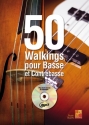 Bruno Tauzin, 50 Walkings pour Basse et Contrebasse Bass Bass Guitar Buch + CD