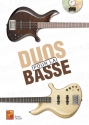 Duos pour la Basse (+CD) pour 2 guitares basses partition (tablature, notes)