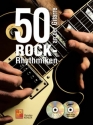 50 Rock Rhythmiken Gitarre Gitarre Buch + CD