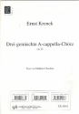 3 gemischte a cappella-Chre op.22  Partitur