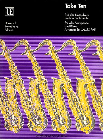 Take Ten Popular pieces from Bach to Bacharach for alto saxophone and piano