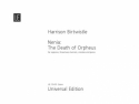 Birtwistle, Sir Harrison Nenia on the death of Orpheus fr Sopran, 3 Bassklarinetten, Crotales und Klavier