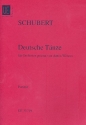 Deutsche Tnze op.posth. D820 fr Orchester Partitur