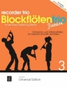 Blockfltentrio Junior Band 3 fr 3 Blockflten (SSA/SAA) Partitur und Stimmen