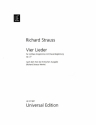 4 Lieder op.27 fr Gesang (mittel) und Klavier Partitur (dt/en)