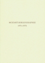 Mozart-Bibliographie. 1971-1975 Mit Nachtrgen zur Mozart-Bibliograhie bis 1970 Buch