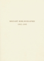 Mozart-Bibliographie 1992-1995 mit Nachtrgen zur Mozart-Bibliographie bis 1991