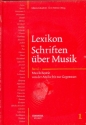 Lexikon Schriften ber Musik Band 1 Musiktheorie von der Antike bis zur Gegenwart