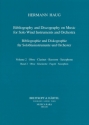 Bibliographie und Diskographie fr Soloblasinstrumente und Orchester Oboe, Klarinette, Fagott, Saxophon