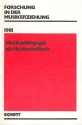 Forschung in der Musikerziehung Jahrbuch 1981