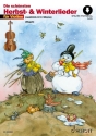 Die schnsten Herbst- und Winterlieder  (+Online Audio) fr 1-2 Violinen Spielpartitur