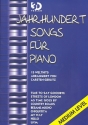 Jahrhundert-Songs fr Piano Medium Level fr Klavier (mit Texten und Akkorden)