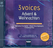 3 Voices - Advent Weihnachten 2 CD's