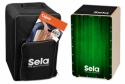 Varios Bundle Green (Cajon, Rucksack, Pad und Schule)  Sela