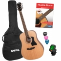 Stage Series Westerngitarre Bundle (inkl. Schule, Tuner, gepolsterte Tasche und 3 Picks)