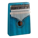 Kalimba Mahagoni 17 Blau  Sela-Set mit Kalimba, Polstertasche und Stimmhammer