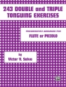 243 Double and Triple Tonguing Exercises for flute (piccolo)