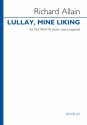 Richard Allain, Lullay, mine liking SSATB/SATB Choral Score