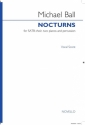 Michael Ball, Nocturns SATB, 2 Pianos and 2 Percussions Klavierauszug