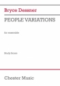 Bryce Dessner, People Variations Flute, Clarinet, Horn, Trumpet, Violin, Viola and Cello Studienpartitur