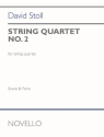 David Stoll, String Quartet No.2 Streichquartett Partitur + Stimmen