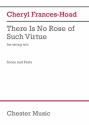 Cheryl Frances-Hoad, There Is No Rose of Such Virtue Streichtrio Partitur + Stimmen