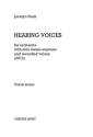 Jocelyn Pook: Hearing Voices (Vocal Score) Mezzo-Soprano, Piano Accompaniment Vocal Score