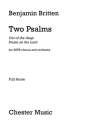 Benjamin Britten: Two Psalms (Full Score) SATB, Orchestra Score