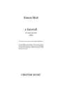 Simon Holt: A Farewell Violin, Cello Score