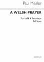 Paul Mealor, A Welsh Prayer SATB and 2 Harps Chorpartitur