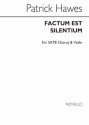 Patrick Hawes, Factum Est Silentium SATB and Violin Chorpartitur