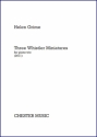 Helen Grime: Three Whistler Miniatures Violin, Cello, Piano Chamber Score and Parts